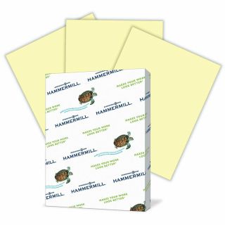 Colored Paper By Hammermill Canary Printer Paper Jamfree Select Color Style Size