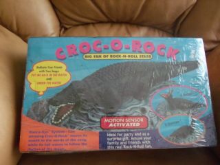 Croc - O - Rock Motion Activated Crocodile (2000] Package