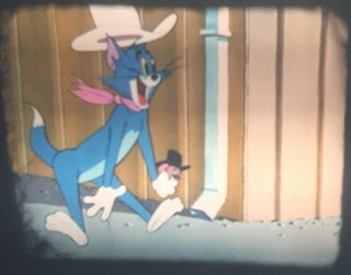 16mm film “Posse Cat” ' 1954 Tom and Jerry Cartoon MGM Lab Inc 8