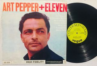 Art Pepper Art Pepper,  Eleven Contemporary Vinyl Lp Uk Mono