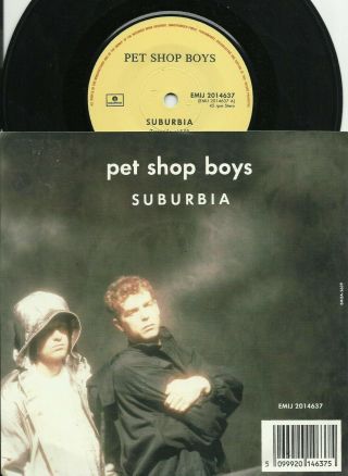 Pet Shop Boys South Africa Only Ps 45 Suburbia