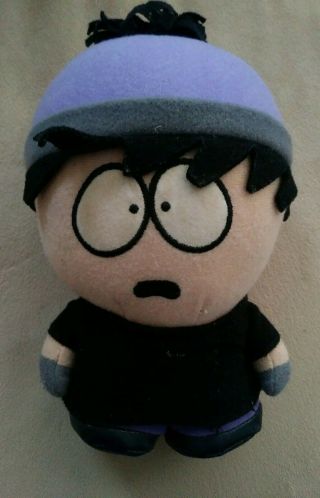 Rare South Park Goth Stan Plush Doll Hot Topic 2004 Comedy Central Collectible