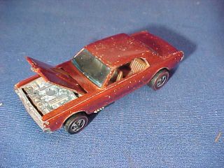 Orig 1967 Hot Wheels Mattel Red Line Car - Custom Cougar