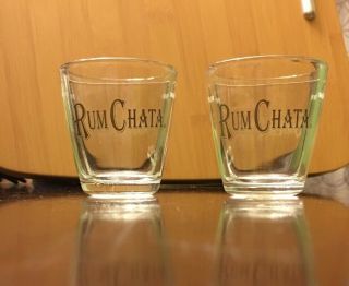 Rum Chata Shot - A - Chata Split Shot Glasses Set Of 2
