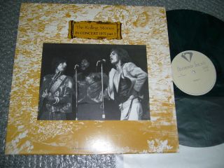 Rolling Stones - In Concert 1975 Part 2 (ds 007) Marble Color Vinyl Lp