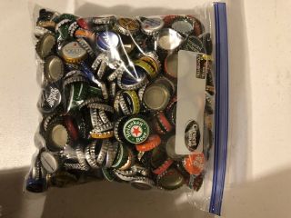750 - 800 Mixed Beer Bottle Caps - Great Variety Over 4 Lbs Of Caps