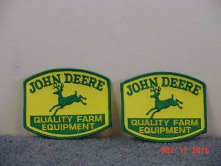 John Deere Quality Farm Equipment Patches - (2) Patches