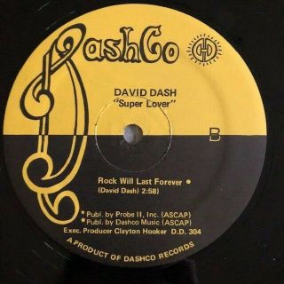 DAVID DASH Lover LP private modern soul/boogie RARE HEAR 4