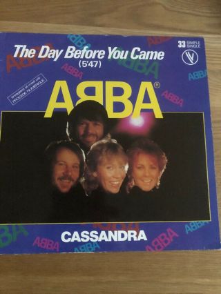 Abba - Day Before You Came - French 12” Vinyl