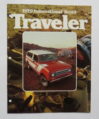 1979 International Harvester Scout Traveler Brochure Vintage