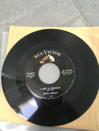 Elvis Presley,  Rca 47 - 6637,  I Got A Woman & I 