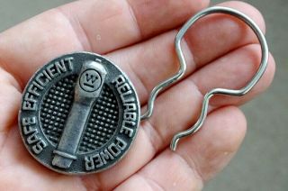 1960 ' s Vintage WESTINGHOUSE Tampa Florida NUCLEAR STEAM POWER PLANT Keychain 2