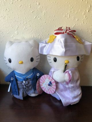 Sanrio Hello Kitty & Dear Daniel Japanese Wedding Japan Plush Dolls Mcdonald’s