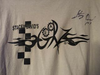 Stacey David’s “gearz” T - Shirt Autographed By Stacey David