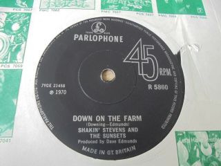 Shakin ' Stevens And The Sunsets - Spirit Of Woodstock 1970 UK 45 PARLOPHONE 2