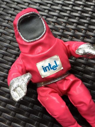 Intel Inside Centrino Glossy Hot Pink Bunny People 6 " Plush.  No Tags