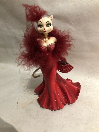 Margaret Le Van Alley Cats Figurine Starring Kitty O’hara " Claws In The Wind "