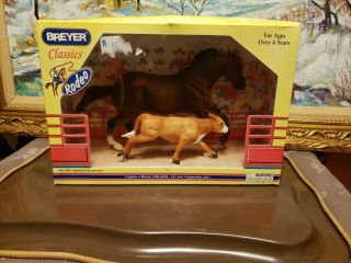 Breyer Roping Horse & Calf 6002 Western Rodeo Classic Model Horse