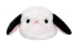 Sanei Mofu Rabi - Dango Shiro Kuroppu Stuffed Toy Rabbit 7cm Plush Doll Japan