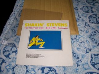 shakin stevens and the sunsets.  you mostest girl ep dynamo dyr 45003 n/m 4