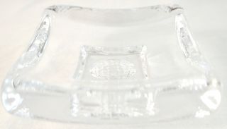 Kosta Boda Clear Crystal Glass Ashtray