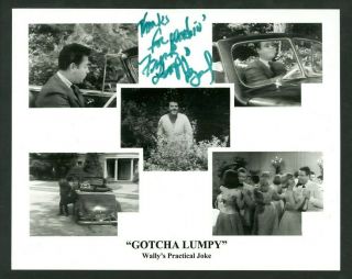 Frank Lumpy Bank Actor Leave It To Beaver Signed Autograph 8 X 10 Photo D.  2013