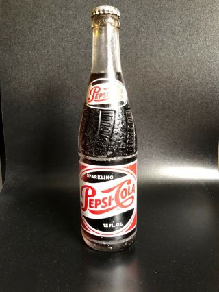 Pepsi - Cola Old Bottle 1949.  Never Opened.
