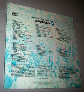 Woodstock 3 Lp Record Set Not Reissue Look
