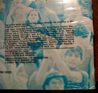 Woodstock 3 LP record set NOT REISSUE LOOK 4