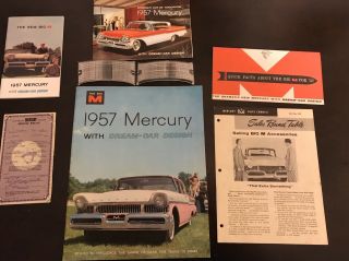 Vintage 1957 Mercury - Straight Out Of Tomorrow Automobile Advertisement