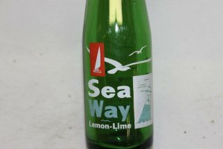 Clix Sea Way Soda Bottle,  Coca - Cola Bottling Co.  Canton,  Ohio 1960
