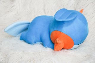 Japan Pokemon Center Mudkip Sleeping Large Plush Doll Rare