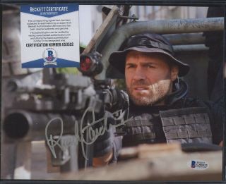 Randy Couture Actor Signed 8x10 Photo Silver Ink Auto Beckett Bas