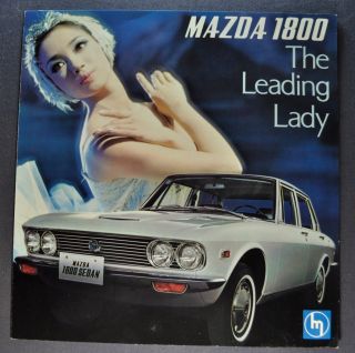 1970 Mazda 1800 Sales Brochure Folder 70