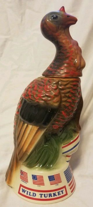 Austin Nichols Wild Turkey (spirit Of 76) Ceramic Decanter U.  S.  A.  5