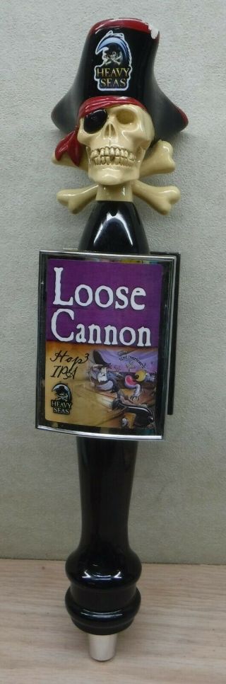 Heavy Seas Loose Cannon Skeleton/ Pirate Beer Tapper