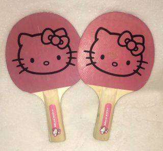 Hello Kitty Ping Pong Paddle Set