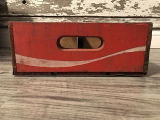 Vintage 1976 Red Coke Coca Cola Wood Soda Pop Case Crate 3