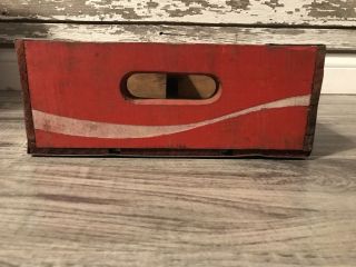 Vintage 1976 Red Coke Coca Cola Wood Soda Pop Case Crate 5
