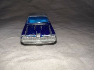 Mattel Hot Wheels Redline Vintage 1967 Custom Cougar Blue Diecast Car 2