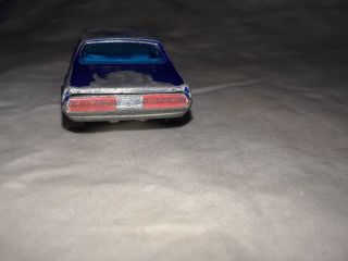 Mattel Hot Wheels Redline Vintage 1967 Custom Cougar Blue Diecast Car 4