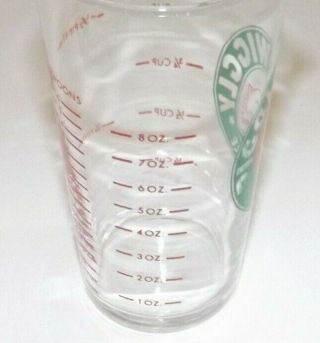 Vtg Piggly Wiggly Advertising Measuring Cup Glass w Spout Grocery Store Promo 4