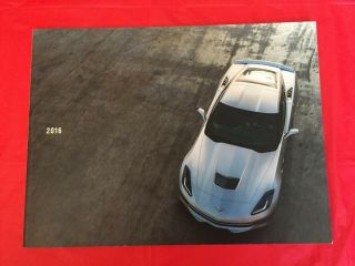 2016 Chevrolet " Corvette & Corvette Sting Ray " Dealer Car Sales Brochure