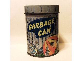 Canister Garbage Can Theme Colorful Highly Detailed Can Bank Ships Usa