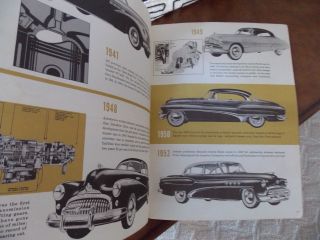 1952 Vintage Buick First Half Century Book 76 Pages Golden Anniversary 2
