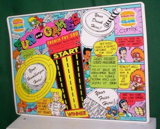 Burger King 1994 Fun & Games Find 