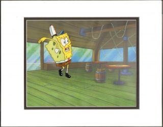 Spongebob Squarepants Production Animation Cell Nickelodeon 2p