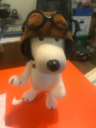 Vintage Snoopy Flying Ace 1966 Poseable Plastic Figure