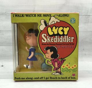 Vintage 1968 Mattel Skediddle Peanuts Gang Lucy Ufs 3631 Snoopy Comic