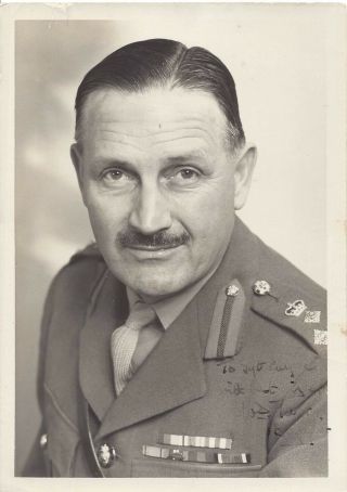Old Photo Of A British Army Brigadier General